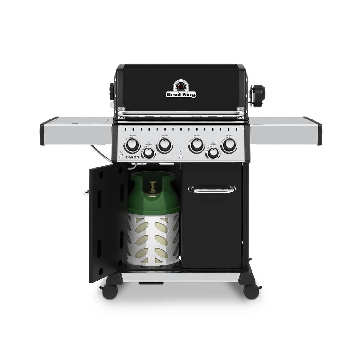 Baron 490 gasolgrill, svart