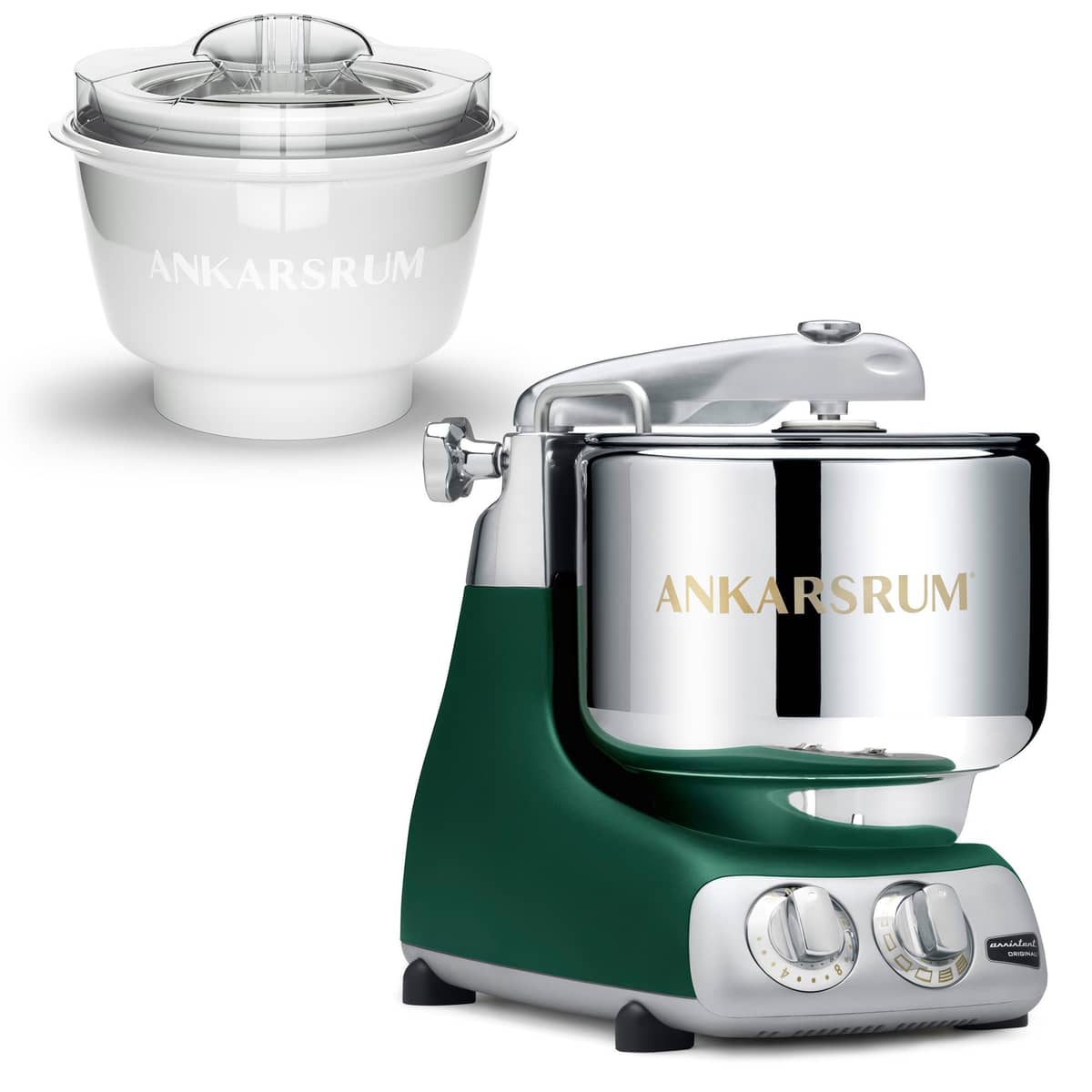 AKM 6230 köksmaskin med glassmaskin, forest green