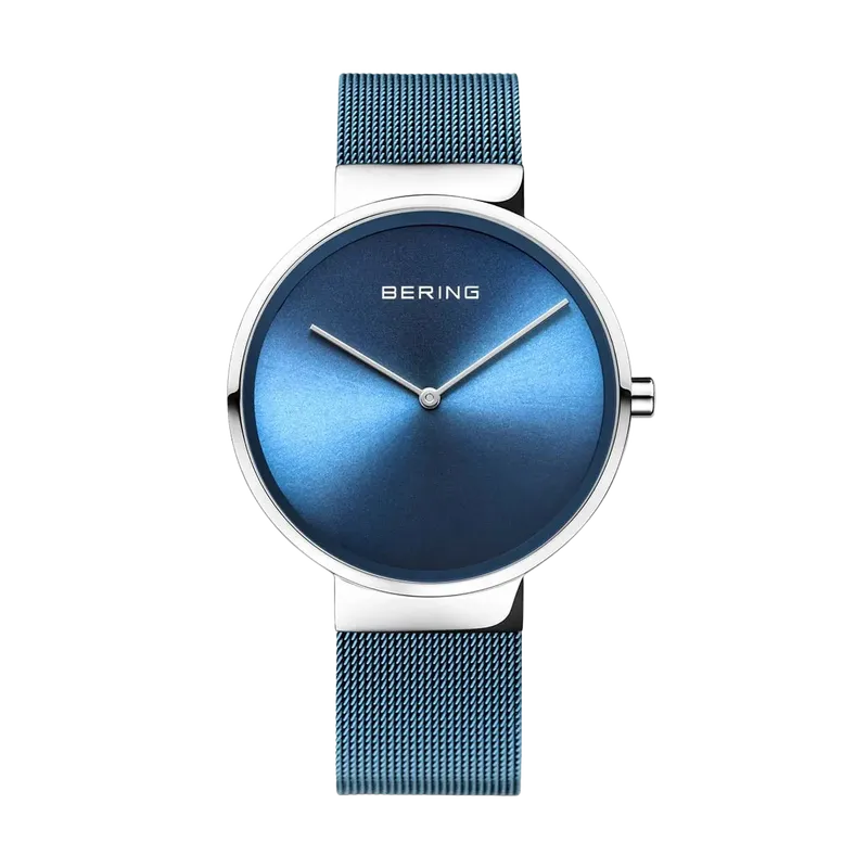 Classic Polished Silver Watch