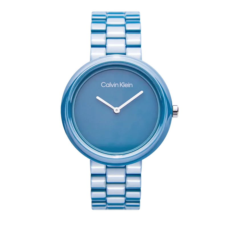 Pure White Ceramic Watch with White Dial