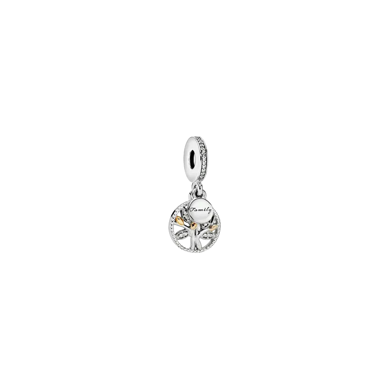 Sparkling Family Tree Dangle Charm