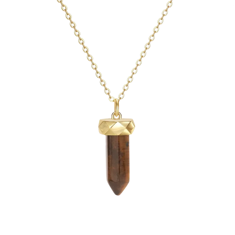 The Manifest Necklace Brown 53cm