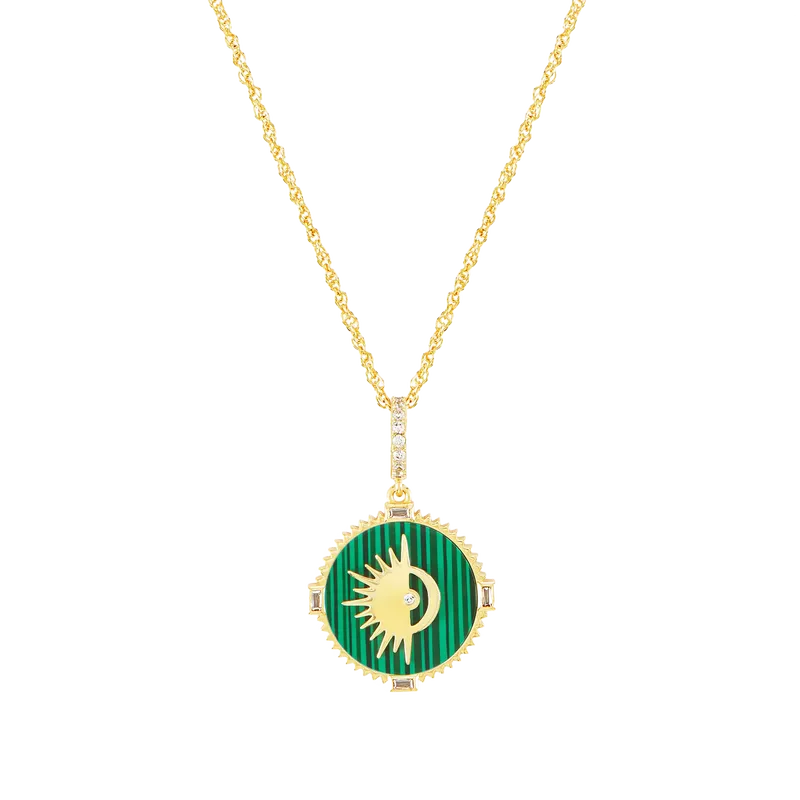 I Am Healthy Necklace (Malachite)