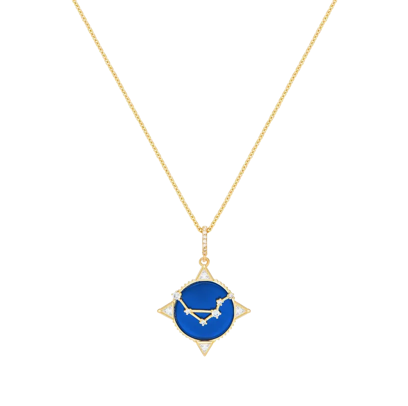 Written In The Stars - Libra Necklace Blue 200mm