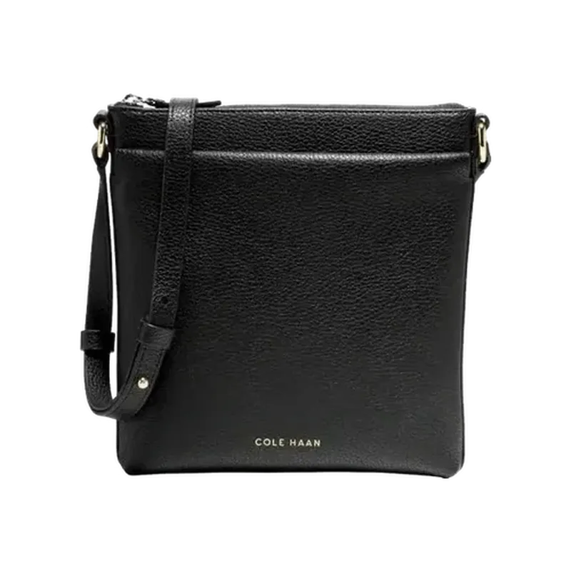 Emily Leather Crossbody Black