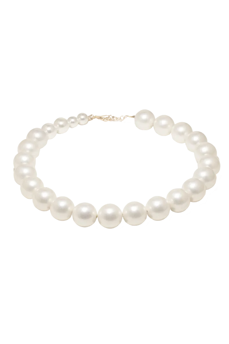 What's the Big Idea? - Pearl and Gold Vermeil Necklace