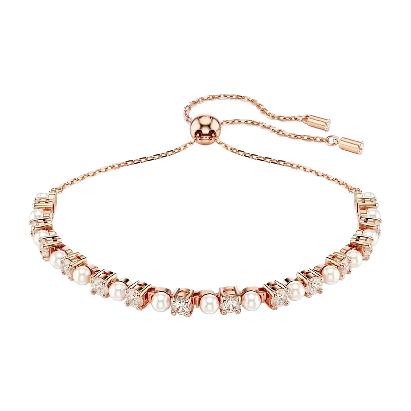 Matrix Bracelet Pearl White Rose Gold M