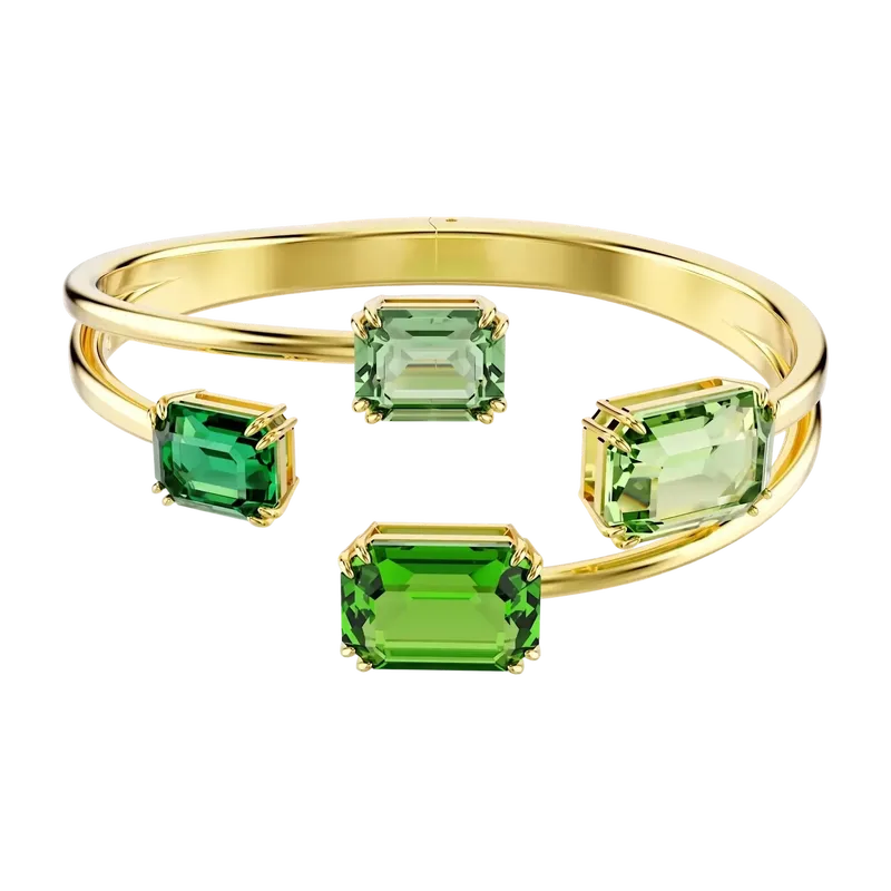 Millenia Bangle Green Gold M