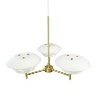 DL20 Chandelier Messing/Opal