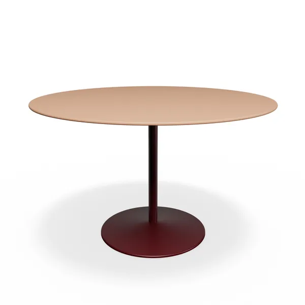 Panton Café- & Spisebord Ø120 4003-Forbo Walnut Linoleum