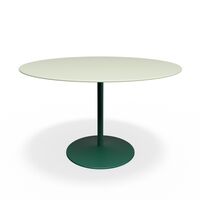 Panton Café- & Spisebord Ø120 4183-Forbo Pistachio Linoleum/136 Pine