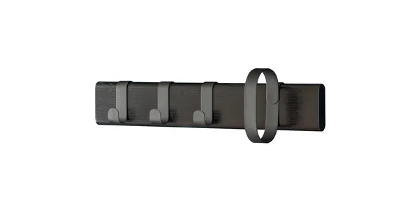 Fluke Coat Rack Small Black Oak