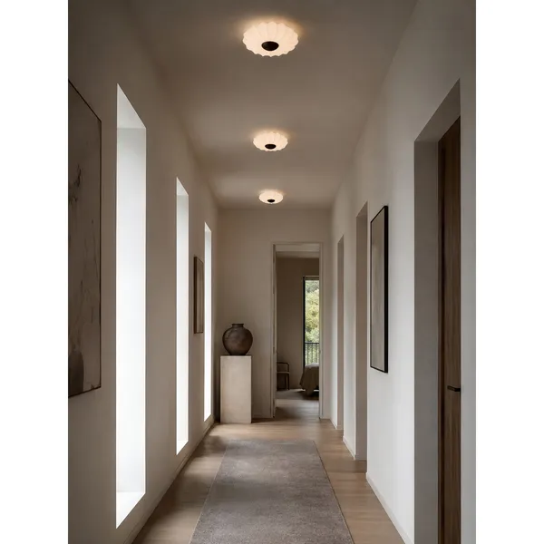 Lilac Ceiling/Wall/Table Lamp Ø25cm Burnished Brass