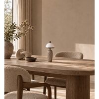 Eternal Moonlight Portable Lamp Ø12cm Brown Marble/Burnished Brass