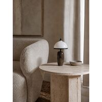 Eternal Moonlight Portable Lamp Ø12cm Brown Marble/Burnished Brass