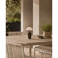 Eternal Moonlight Portable Lamp Ø12cm Brown Marble/Burnished Brass