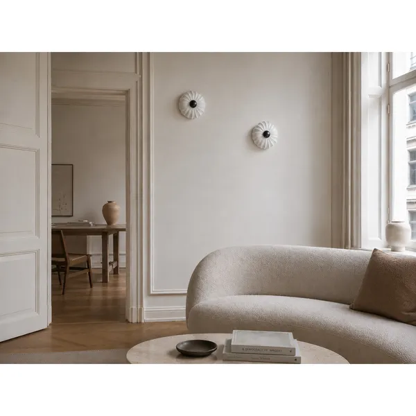 Lilac Ceiling/Wall/Table Lamp Ø25cm Burnished Brass