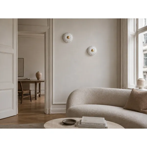 Lilac Ceiling/Wall/Table Lamp Ø25cm Brushed Brass