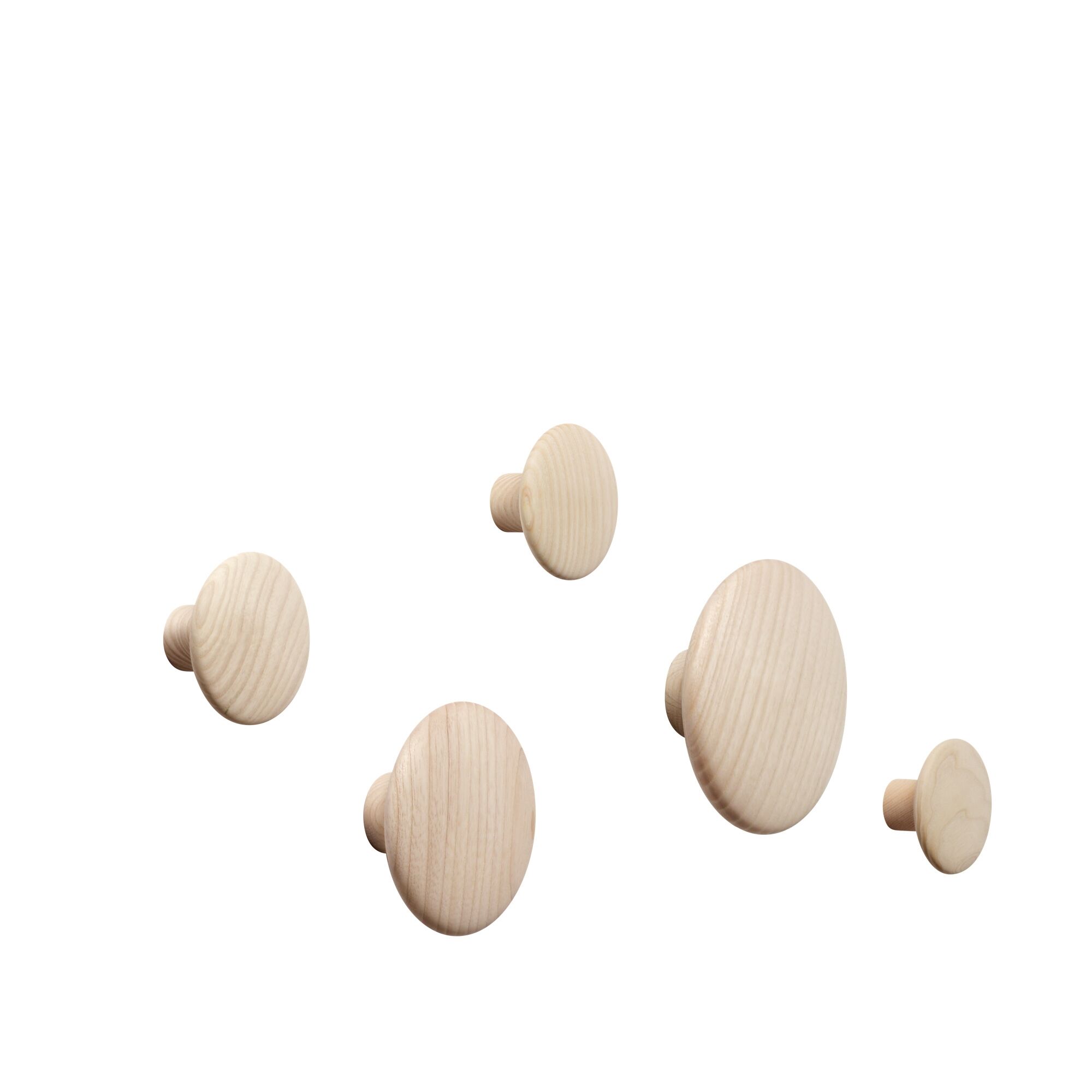 Dots Cintres Bois Chêne 5 Pcs.