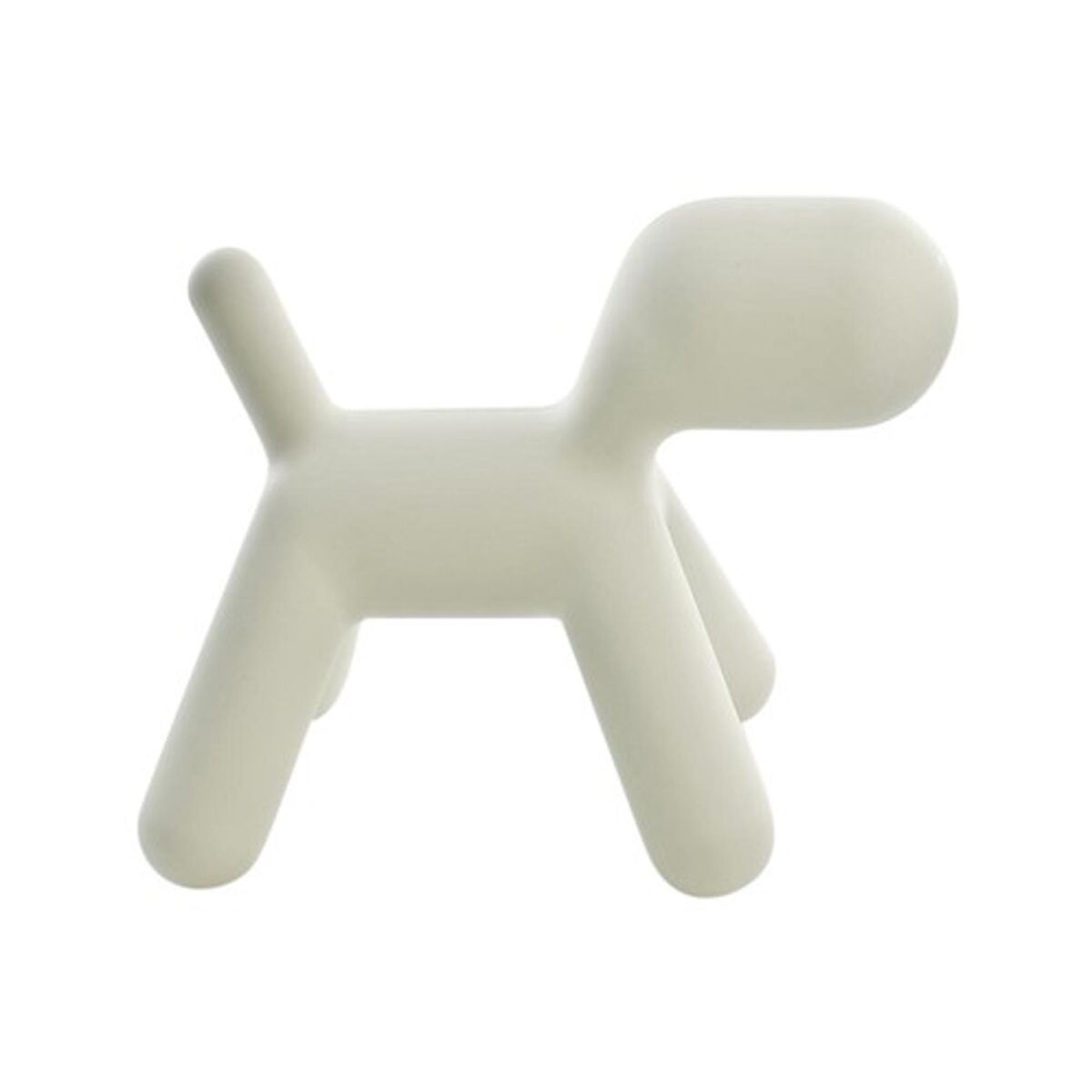 Puppy Abstractdog Hocker Medium Weiß