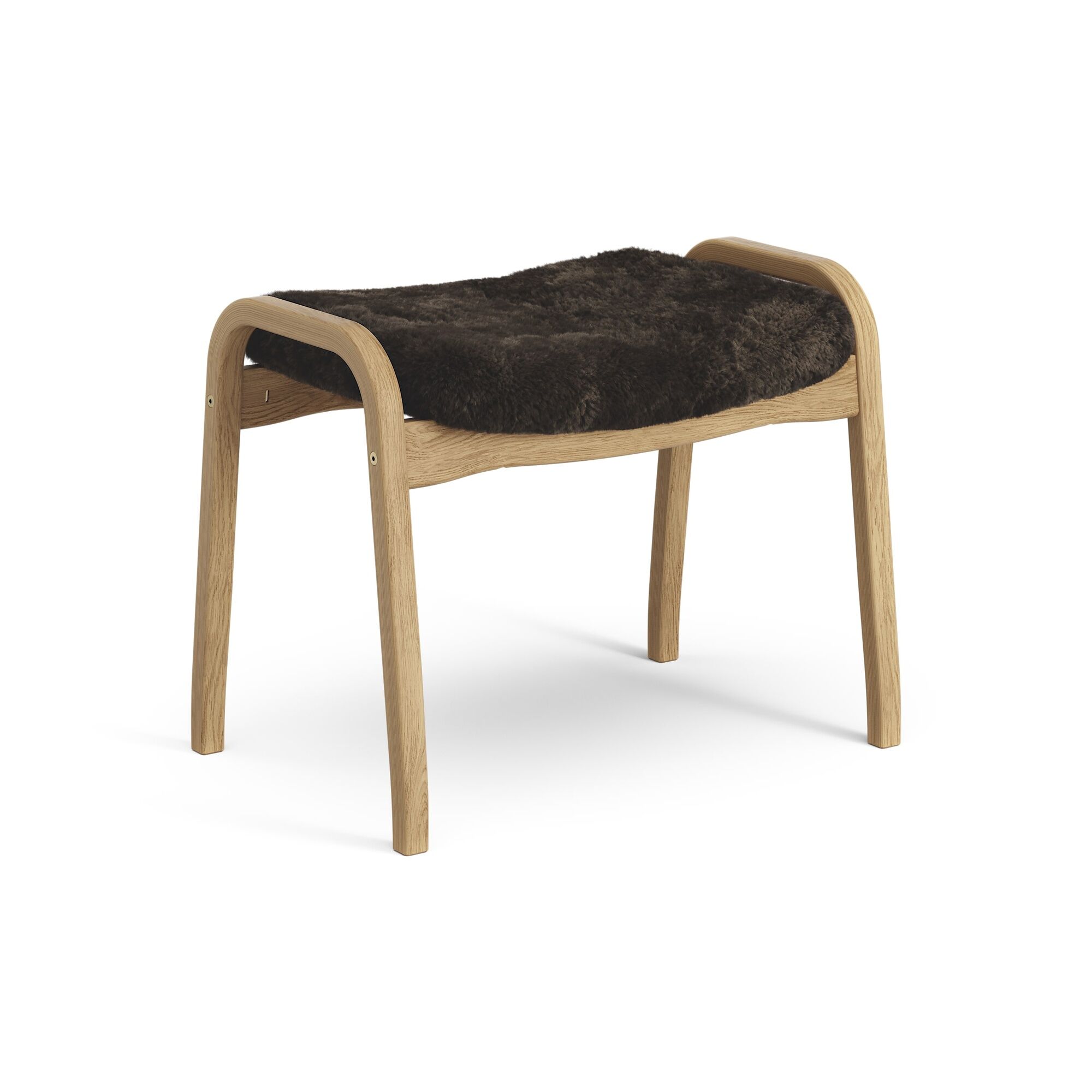 Lamino Fodskammel Olieret Eg/Espresso/Freskind
