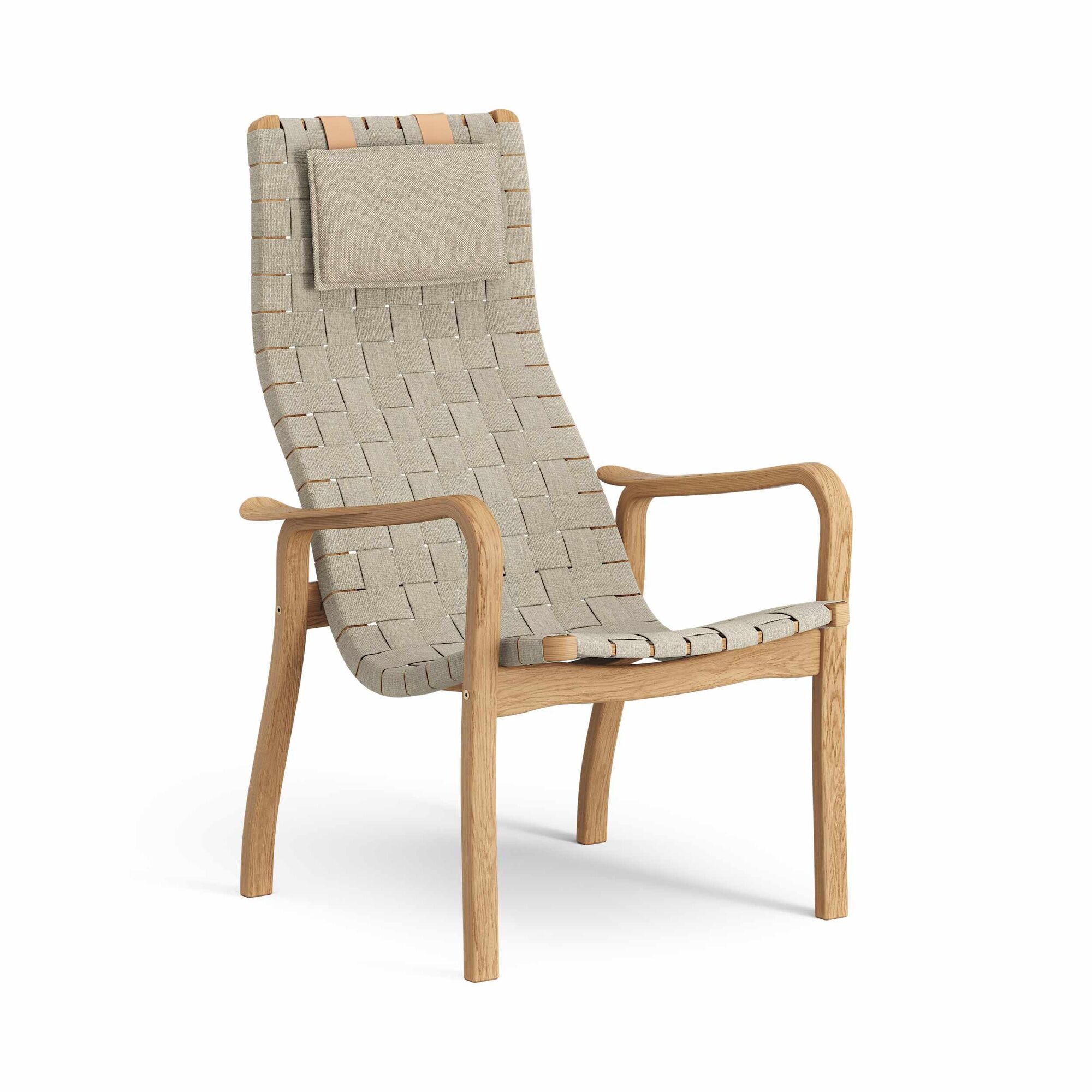 Primo Fauteuil Haut Chêne Huilé/Naturel