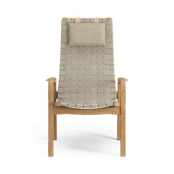 Primo Hoge Fauteuil Geolied Eiken/Naturel