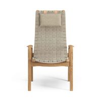 Primo Hoge Fauteuil Geolied Eiken/Naturel