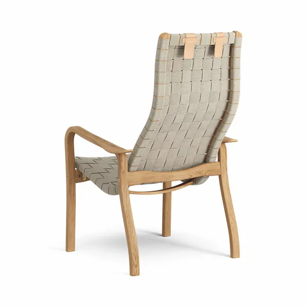 Primo Hoge Fauteuil Geolied Eiken/Naturel