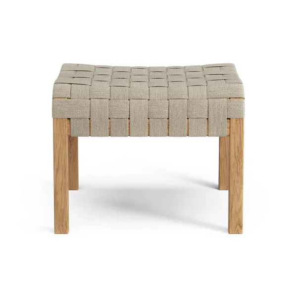 Primo Footstool Oiled Oak/Natural