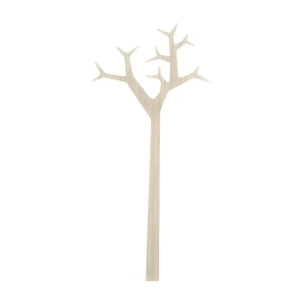 Tree Coat Rack H194 White-Pigmented Oak