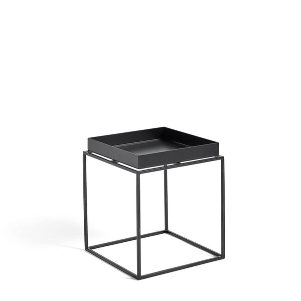 Tablett Beistelltisch Klein Schwarz