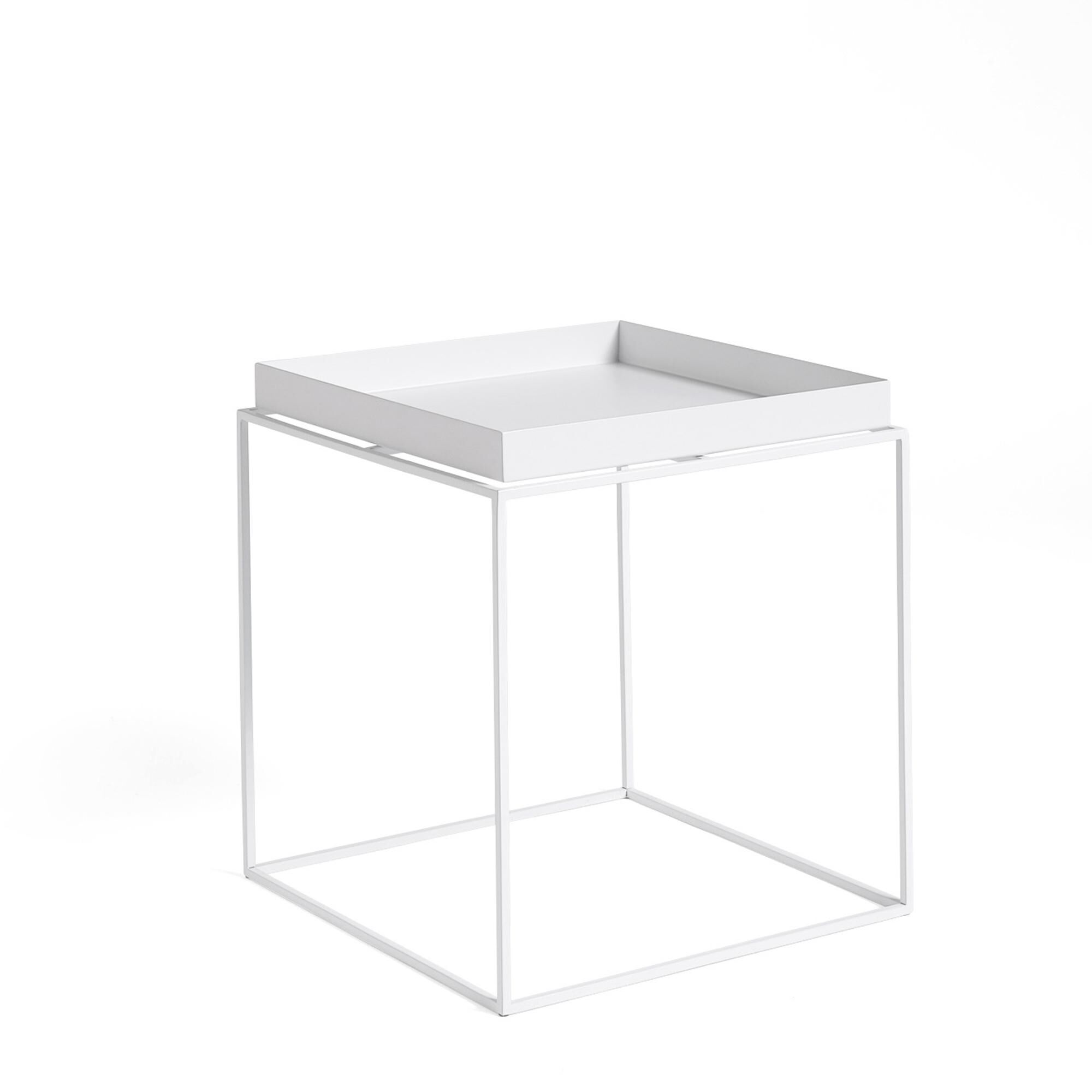Table D'appoint Tray Medium Blanc