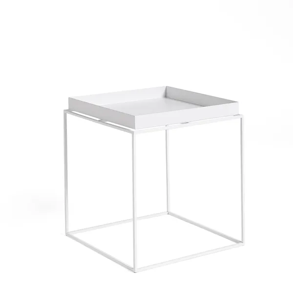 Tray Side Table Medium White