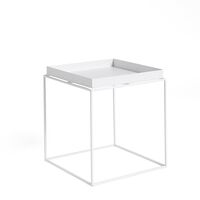 Tablett Beistelltisch Medium Weiß