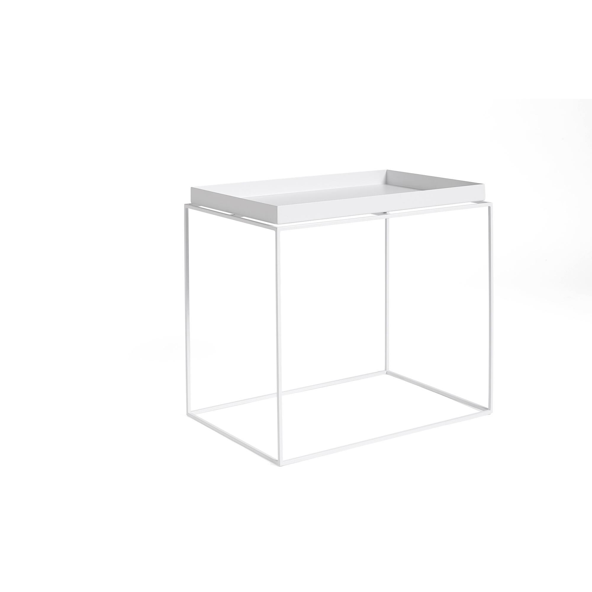 Tray Table d'Appoint Grande Blanche