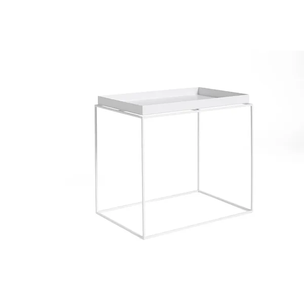 Tray Sidebord Stor Hvid