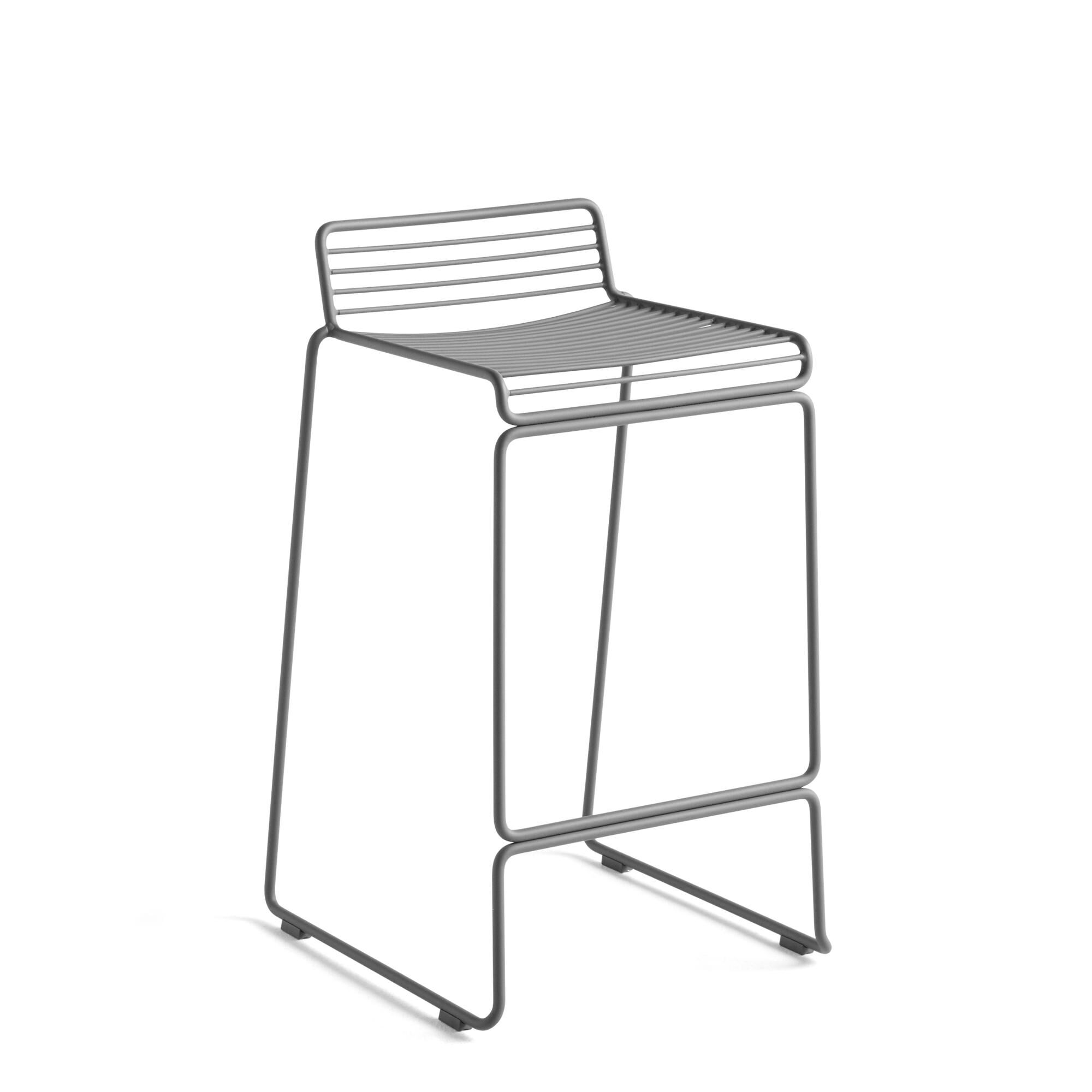 Hee Tabouret de Bar H65 Gris Asphalte