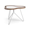 White / Walnut / Chrome