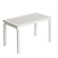 153 Bench Size W L72.5 cm White Lacquered Birch