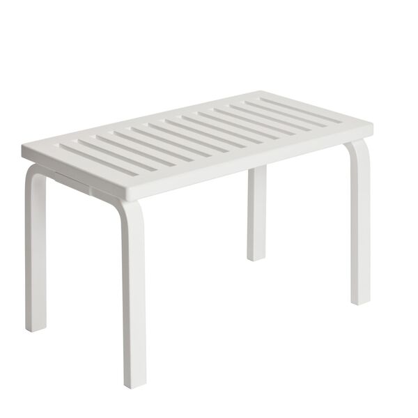 153 Bank Größe B L72,5 cm Birke Weiß Lackiert