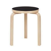 60 Stool Black Laminated Birch