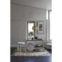 901 Serving Trolley Black Laminated Birch