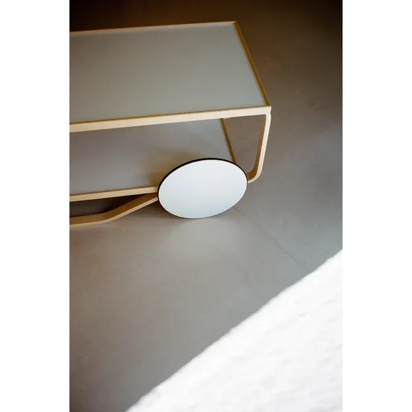 901 Serving Trolley Birch/ White/ White Laminate