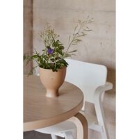 90B Eettafel Ø75 Wit