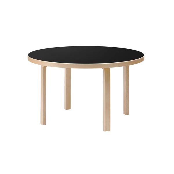 Mesa de Comedor Aalto 91 de Abedul Laminado Negro