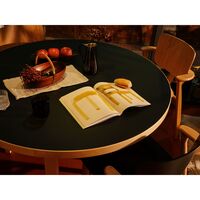 Aalto 91 Dining Table Black Laminated Birch