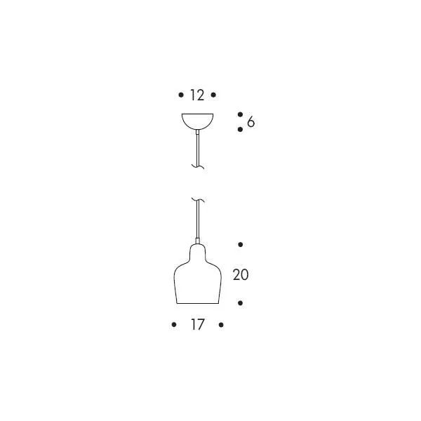 Golden Bell A330S Pendant White