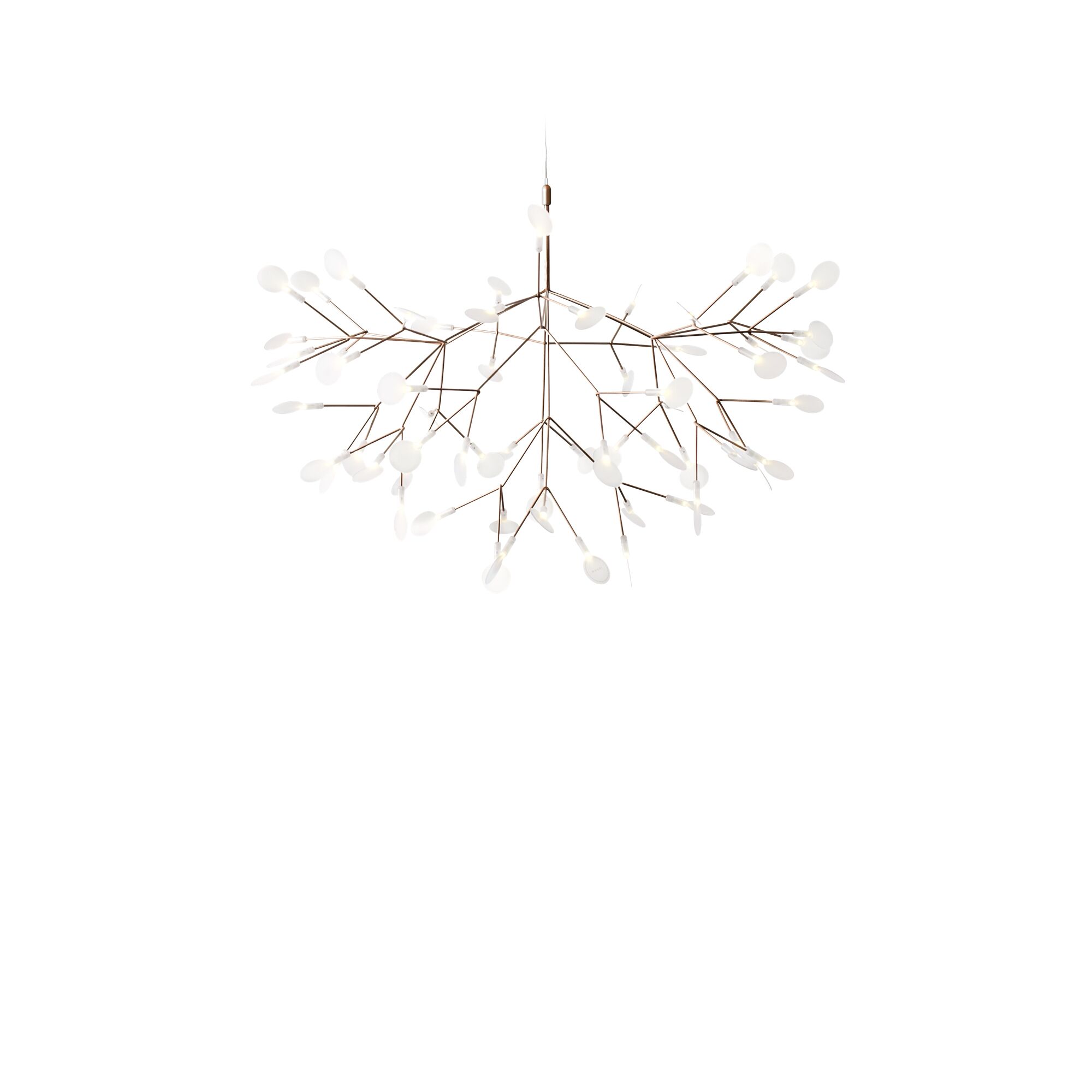 Heracleum III Taklampa Stor Koppar