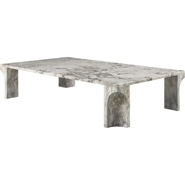 Doric Coffee Table 140x80 cm Stormy Gray